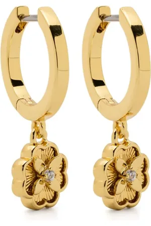 Kate Spade Arracadas estilo huggie Heritage Bloom