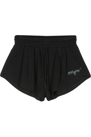 Msgm Shorts con logo bordado