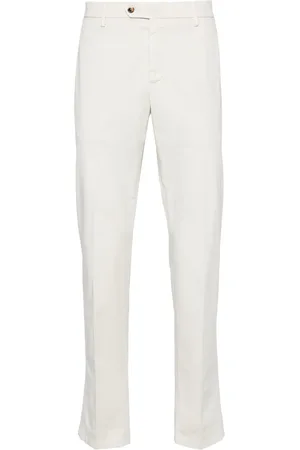 LARDINI Pantalones chinos con tiro medio