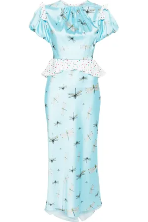Parlor Vestido midi con volantes