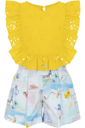 Lapin House Set de shorts con estampado gráfico