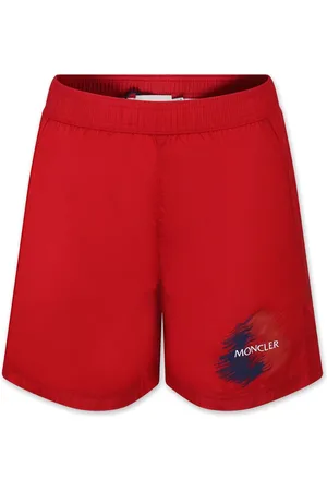 Moncler Shorts de playa con logo estampado