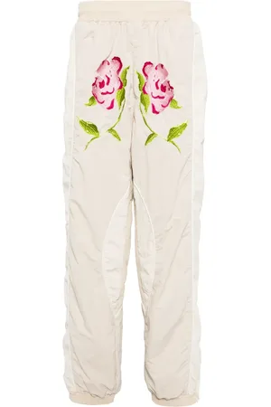 KIDSUPER STUDIOS Pants con motivo bordado