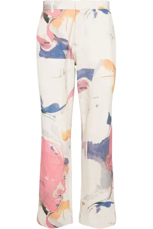 KIDSUPER STUDIOS Pantalones con estampado de pintura