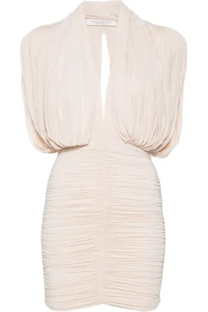 Serafini Vestido corto con diseño drapeado