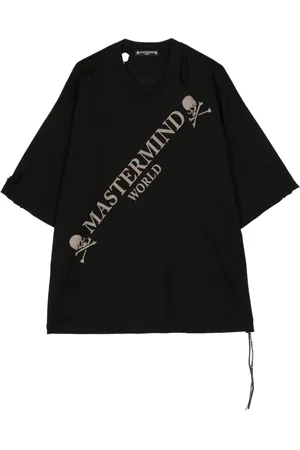 MASTERMIND Playera con efecto envejecido