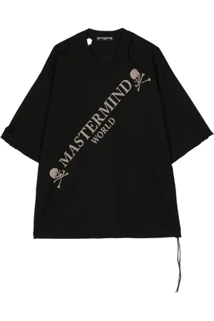 MASTERMIND Playera con efecto envejecido