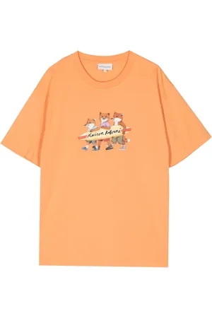 Maison Kitsuné Playera Surfing Foxes