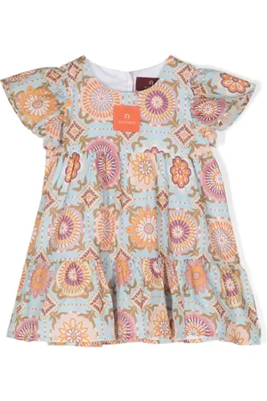 Aigner Vestido con estampado gráfico