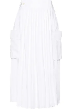 SACAI Falda plisada de x Thomas Mason