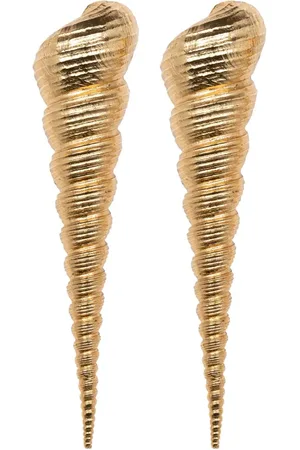Jennifer Behr Aretes Bronte con acabado cepillado