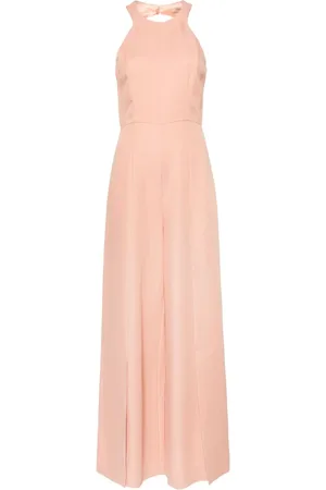 Twin-Set Jumpsuit anchos con espalda descubierta