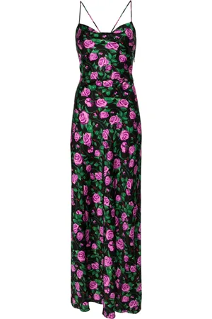 Chiara Ferragni Vestido largo con estampado floral