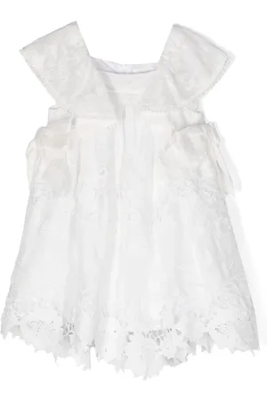 PATACHOU Vestido acampanado con encaje de guipur