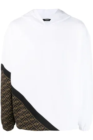 Fendi Hoodie con logo estampado
