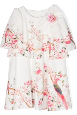 PATACHOU Vestido con pájaros estampados