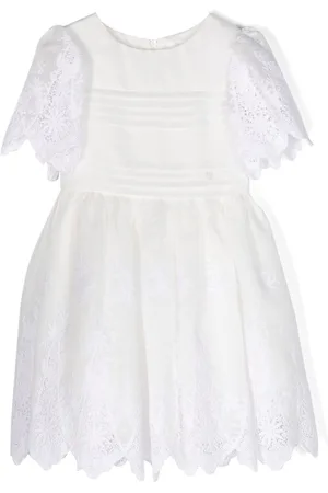 PATACHOU Vestido acampanado con encaje de guipure