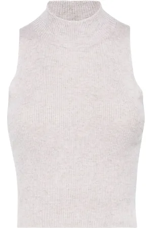 Brunello Cucinelli Top tejido de canalé