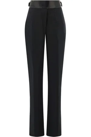Salvatore Ferragamo Pantalones de vestir con cinturón