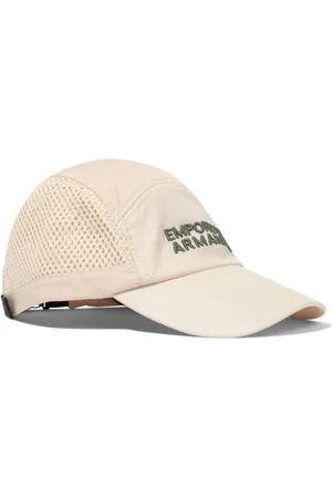 Emporio Armani Gorra con paneles de malla y logo bordado