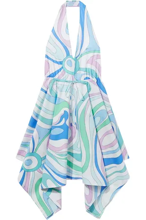 Puccini Vestido corto con estampado Marmo