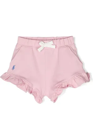 Ralph Lauren Shorts de piqué con volantes