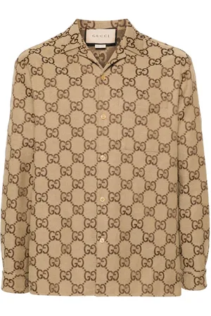 Gucci Camisa con motivo Maxi GG