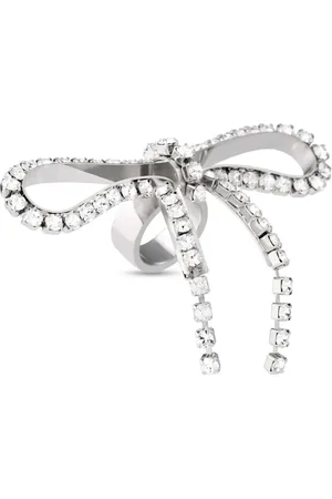 Balenciaga Anillo Archive Ribbon con detalles de cristal