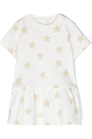 Stella McCartney Vestido con estrellas estampadas