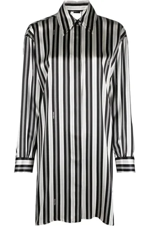 Fendi Vestido camisero a rayas