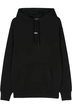 HUGO BOSS Hoodie con logo de goma