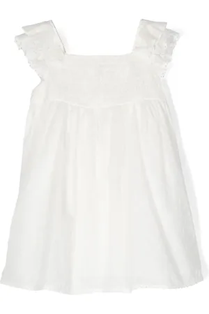 Stella McCartney Vestido con motivo en point d