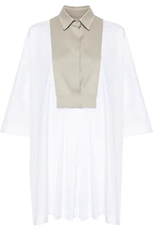 Max Mara Vestido con diseño de paneles