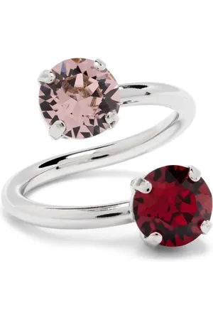 Justine Clenquet Anillo Chris con detalles de cristal
