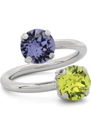Justine Clenquet Anillo Chris con detalles de cristal