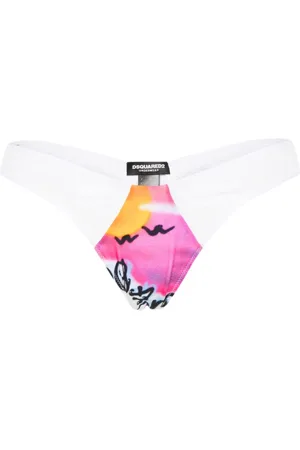 Dsquared2 Tanga con estampado de grafiti