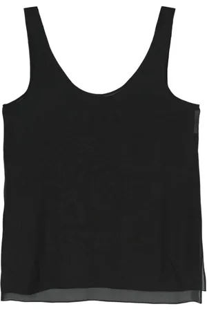Gauchere Blusa de seda semitransparente