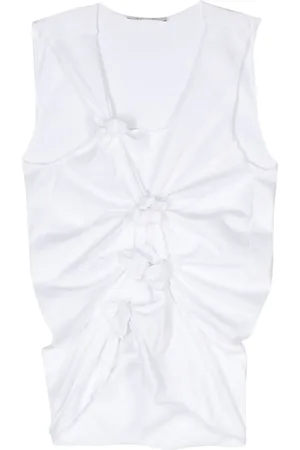 Gauchere Top con detalle fruncido