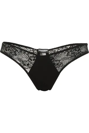 Dsquared2 Tanga con detalle de encaje