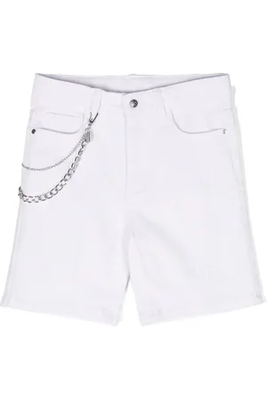 John Richmond Shorts de mezclilla con cadena