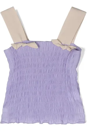LA STUPENDERIA Camiseta con detalle de moño