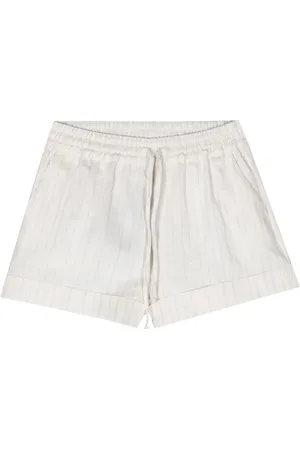 Twin-Set Shorts con cordones en la pretina y motivo de rayas