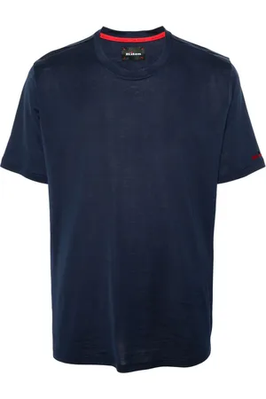 Kiton Playera con logo afelpado