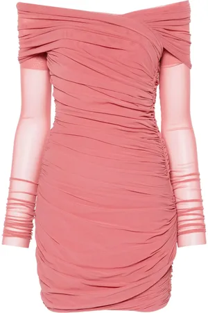 Serafini Vestido corto con diseño drapeado