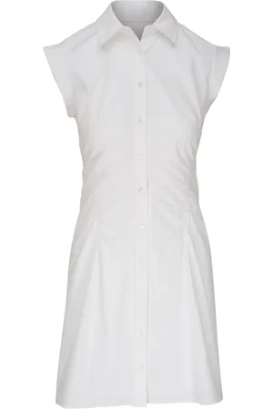 VERONICA BEARD Vestido camisero fruncido