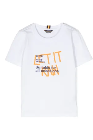 K-Way Playera con logo estampado