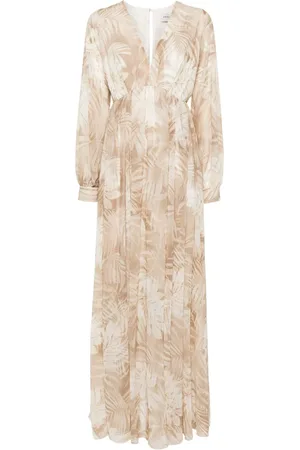 Ermanno Firenze Vestido largo con estampado floral