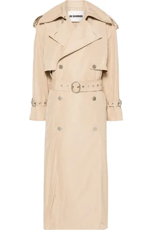 Jil Sander Gabardina con cinturón