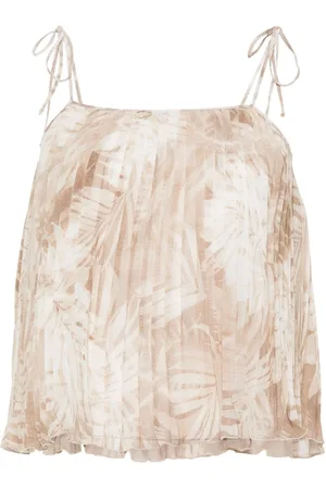 Ermanno Firenze Blusa plisada sin mangas