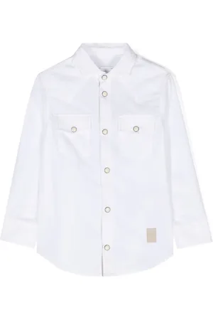 ELEVENTY Camisa con aplique del logo